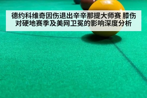 德约科维奇因伤退出辛辛那提大师赛 膝伤对硬地赛季及美网卫冕的影响深度分析